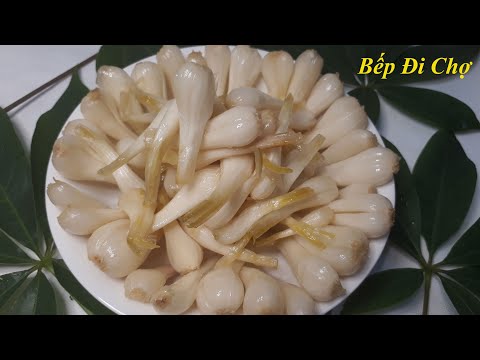 Cách làm củ kiệu chua ngọt