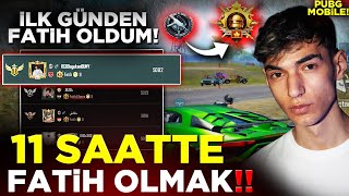 YİNE, YENİDEN 11 SAATTE FATİH OLDUM! ÖZLEDİĞİMİZ RANK MAÇLARI GELDİ! / PUBG MOBİ