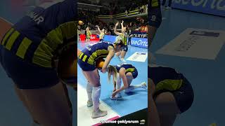 Eczacıbaşı - Fenerbahçe Opet maçı öncesi kameraya yakalananlar #shorts