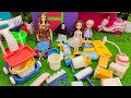 Plastic cleaning Toy Set Unboxing in barbie doll/Barbie show tamil