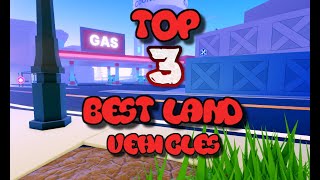 Top 3 BEST Land Vehicles in Mad City | ROBLOX