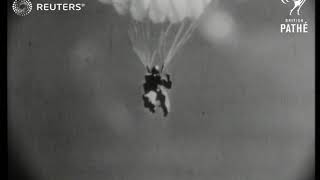 Forest Fire In The United States Fought By Smokejumpers 1949