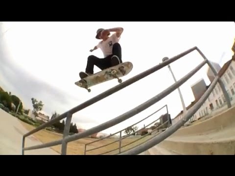 Pop Shuv to Front Feeble Handrail & Half Cab Back Smith Handrail - Olivier Lucero