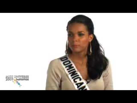Miss Dominican Republic Universe 2009 Interview