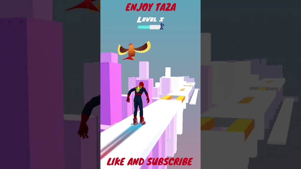 Spiderman Skater Stacker gameplay walkthrough | Spiderman Skater Stacker gameplay walkthrough |
