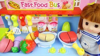 Baby doll food car kitchen toys Baby Doli play