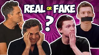 AVENGERS CAST SPOILING MOVIES - REAL OR FAKE?