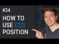 34: How to Use CSS Position to Move Elements | Learn HTML and CSS | Full Course For Beginners