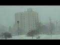 Dunkirk NY video: Buffalo Lake Effect Snow at The Lake Nov 2014