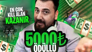 5000 TL ÖDÜLLÜ EN ÇOK KILL'I ALAN KAZANIR😮 | PUBG MOBILE