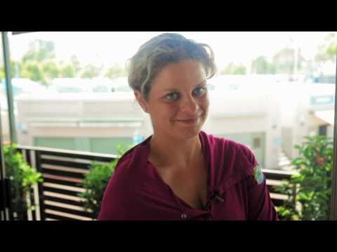 Kim Clijsters: 全豪オープン Interview