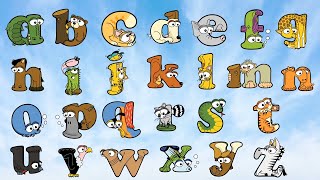 Alphabetimals Abclearn Alphabet Uppercase & Lowercase Letters अगरज वरणमल Alfabeto Ingles