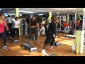 clases de aerobics con banco