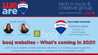 booj websites What's coming in 2021!