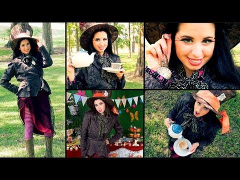 DIY Mad Hatter Costume Come Along With Me Shopping Trip & Colorful...