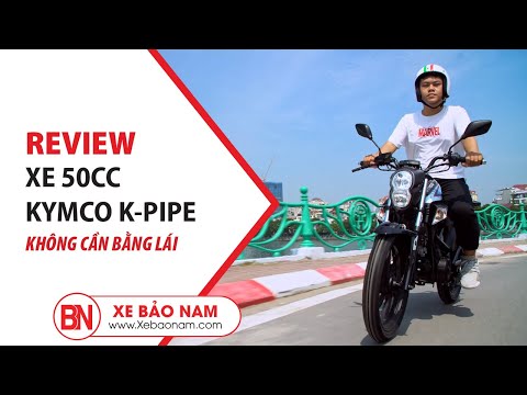 XE KYMCO K-PIPE 50CC V1.0 ►Giá 20.500.000đ XE MÁY CÔN TAY CHO CẬU ẤM KYMCO K-PIPE 50cc