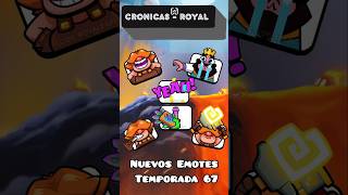 Nuevos Emotes Season 67 De Clash Royale