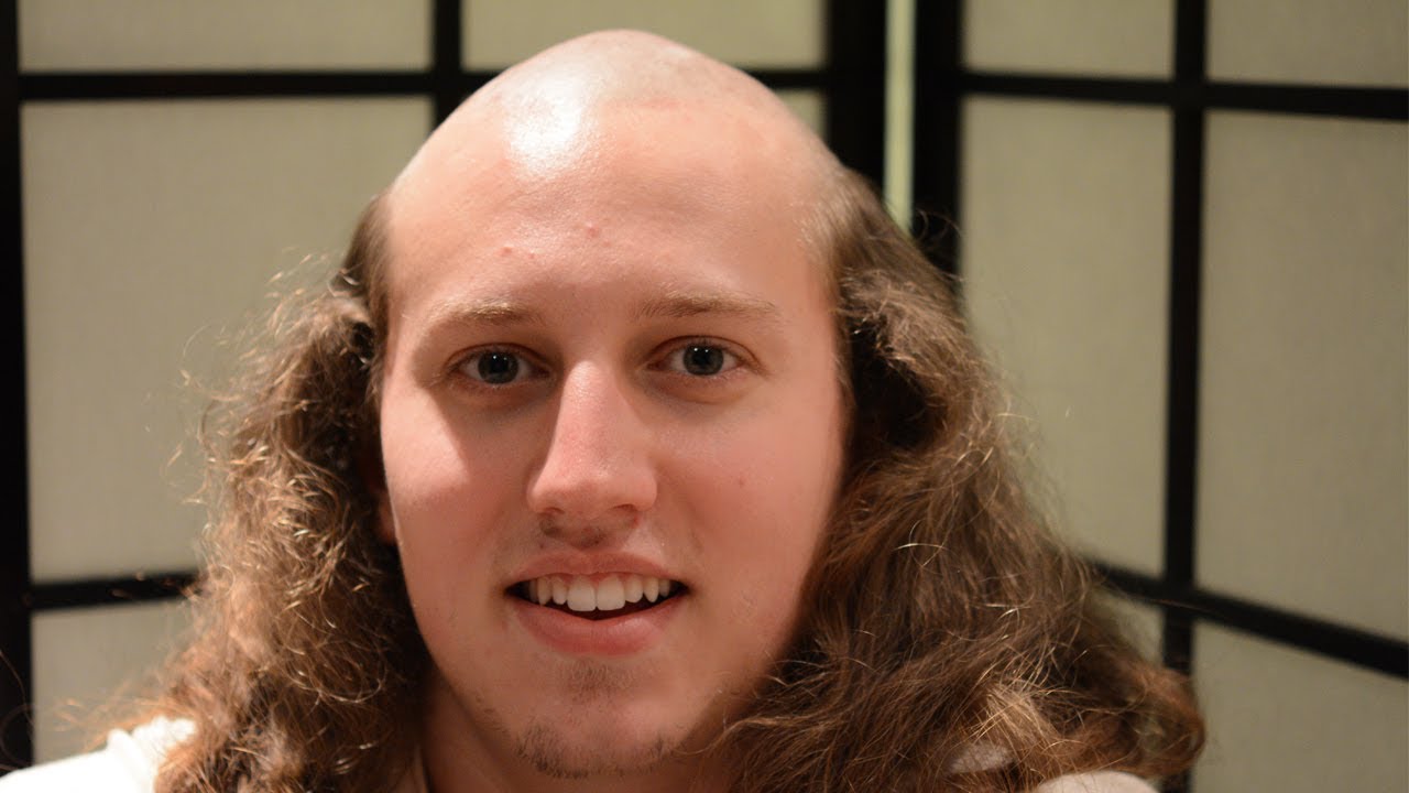 Camp staff shaved her head skullet