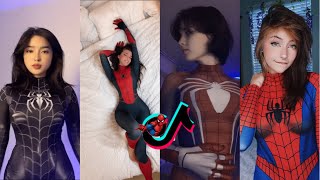 SpiderGirl Transition Time || TikTok Spiderman Compilation || Spiderman Challeng
