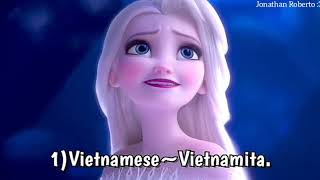 Frozen 2 Show Yourself Oneline Multilanguage In 49 Versións.