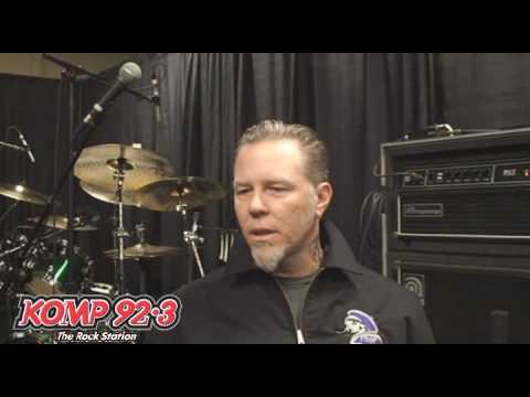 Metallica's James Hetfield talks with Carlota of KOMP 92.3 in Las Vegas Part One