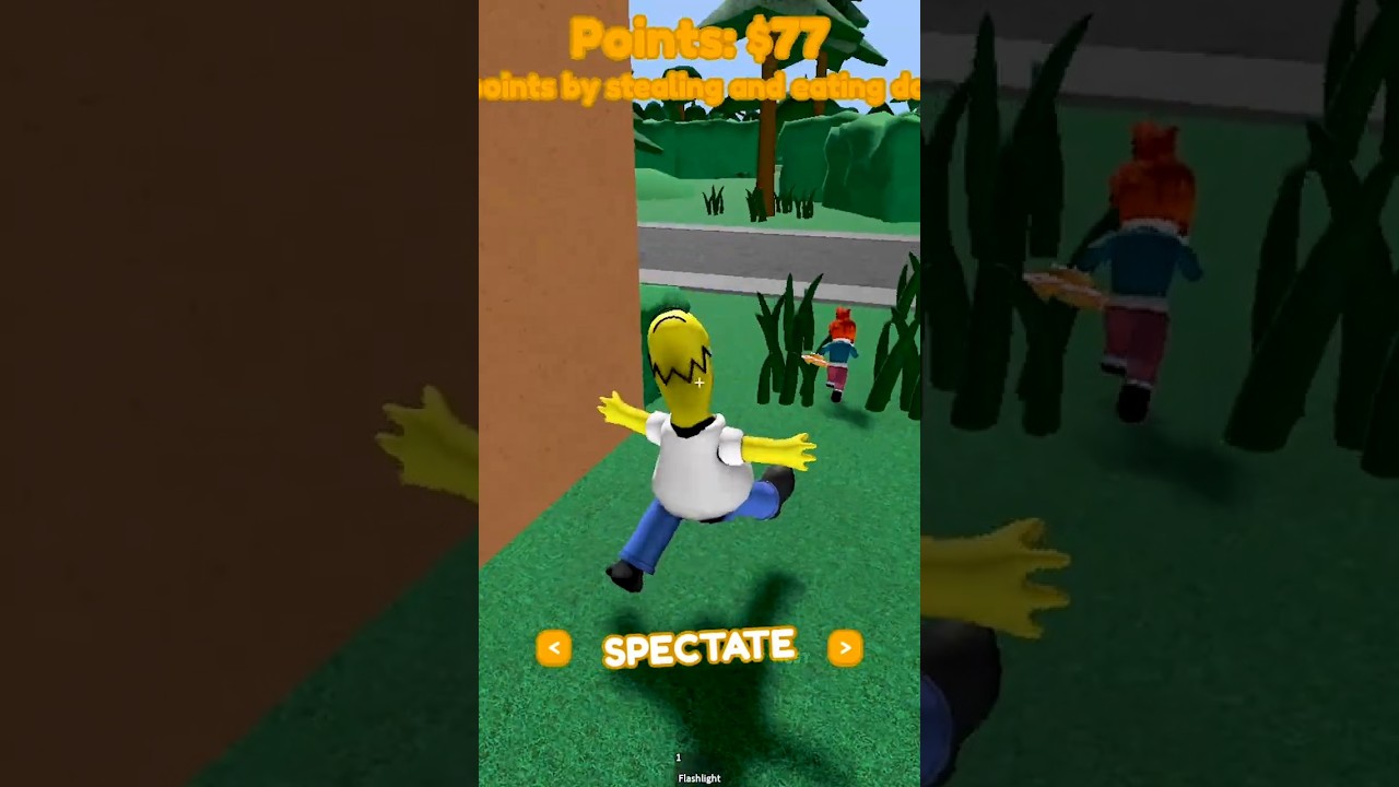 Jumpscare Hungry Simpsons All Characters #Roblox #shorts Jumpscare Hungry Simpsons All Characters #Roblox #shorts