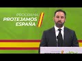 Santiago Abascal presenta el programa: Protejamos España