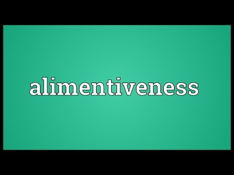 Header of Alimentiveness