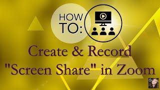 How to Record a Screen Share for Virtual Presentations: Zoom & Webcam Virtual PPT Presentation
