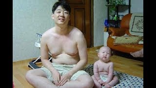 Cute Daddy and Babies Moments - Baby Copy Their Daddy Correcty and Funny Videos