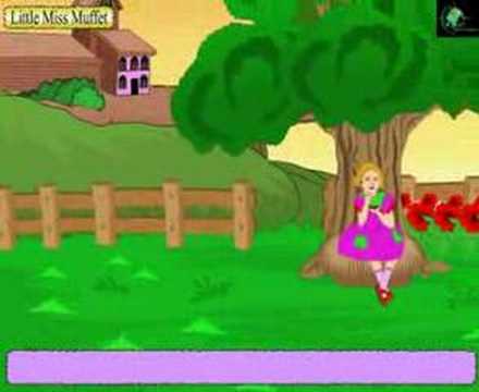 Nursery Rhymes- Little Miss Muffet- with Lyrics