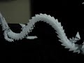 2 - 3D Modular Origami Chinese Dragon, Simply Made From Small Paper Triangle