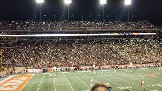 Journey 39 S Don 39 T Stop Believing To 20 000 Phone Flashlights At Texas Longhorns Football Game Journey 39 S Don 39 T Stop Believing To 20 000 Phone Flashlights At Texas Longhorns Football Game