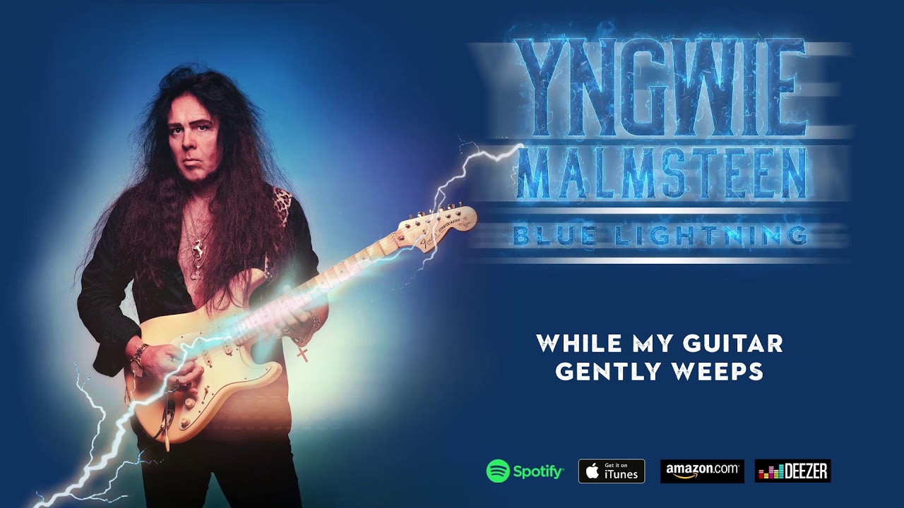 Yngwie Malmsteen - The Beatlesカバー"While My Guitar Gently Weeps"の試聴音源を公開 新譜「Blue Lightning」2019年3月29日発売予定 thm Music info Clip