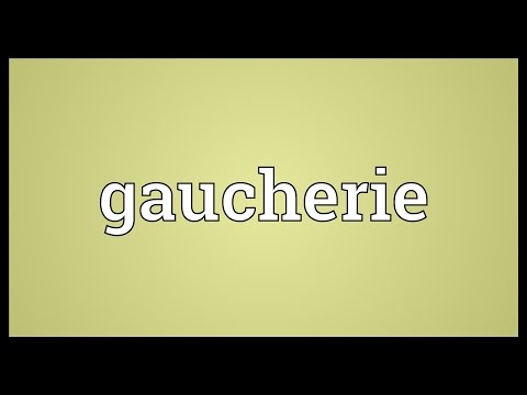 Header of gaucherie