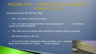 Climate Change and the Planning System We Must Act - David Cole