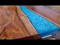 🔥RIVER TABLE🔥 EPOXY RESIN AND  WALNUT. DIY.