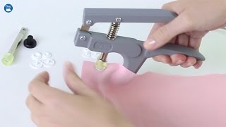 How To Use A Dritz Plastic Snap Fastener Pliers Kit
