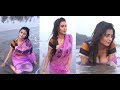 Saree Samudra Hot Edit Maria 2019 | Hot Model Maria Sea Side Saree Shoot / SAREE LOVERS TV