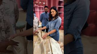 Anju Kurian Engagement Outfit Selection Mloftchanganery