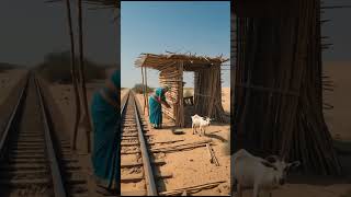 Grandmother And Her Loyal Goat Cut The Woods And Build A House