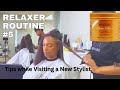 Relaxer Day & Silk Press with Mizani Butter Blend + Tips for Visiting a New Hair Stylist