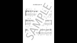 Tab A Whole New World Solo Guitar Tablature Sound Source