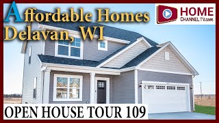 Open House Tour (109) - Affordable New Home Designs at Ellis Farms in Delavan Wisconsin