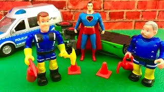 Strazak Sam Bajka po Polsku - Superman ratuje akcje Strazaka Sama