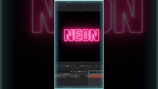 How To Create A Neon Text Animation In After Effects Using Saber