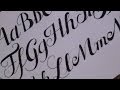 write cursive fancy letters - how to write cursive alphabet - for beginners