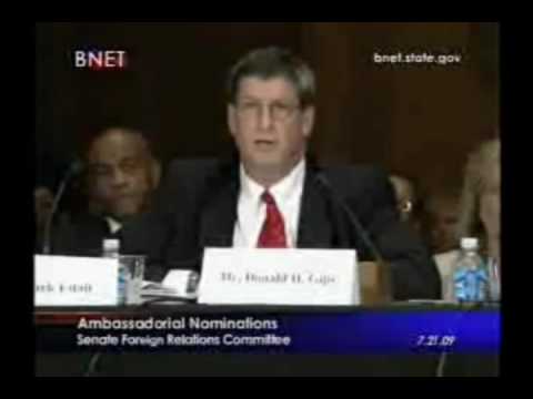 Ambassador-Designate Donald Gips nomination hearing