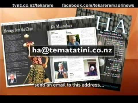 Te Matatini Lanuches New Online Magazine Ha Te Karere Maori News Tvnz English 15 Mar 2010 Wmv