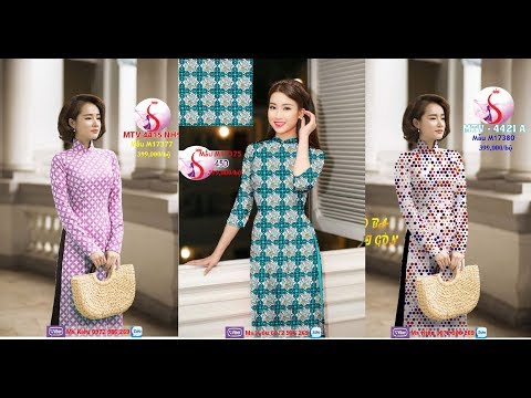 11 KIỂU ÁO DÀI CÔ BA SÀI GÒN ĐẸP DUYÊN DÁNG l Vải Áo Dài S
